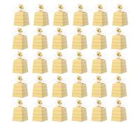 ROMISBABA 30pcs Bee Party Favor Boxes Paper Candy Containers with Personalization and Easy Assembly Charming Honeybee Design Sturdy Paper Material Beehive Shape for Bridal Shower Decorations