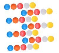ROMISBABA 30pcs Indoor Practice Golf Balls Non-porous Light Training Aids for Home Use with Bright Colors for Adults Golf Swing Practice