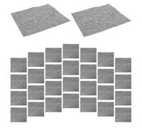 ROMISBABA 30pcs Water Absorbent Felt Bird Cage Pads Disposable Precut Liners for Parrots Rabbits Chickens Cage Liner Mats for Fresh Sanitary Pet Habitat