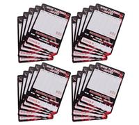 ROMISBABA 30Pcs Wine Tasting Scoring Guide Cards Deep Red - Flavor Notes and Assessment Sheets for Wine Events, Parties, and Tasting Experience Tracking