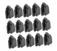 ROMISBABA 35pcs Mini Car Hooks Adhesive Small Vehicle Key Hangers Multifunctional Storage Hooks for Bags Clothes Umbrellas Home Office Use PP Abs Material Black