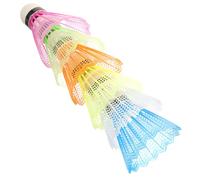 ROMISBABA 36Pcs Colorful Lightweight Shuttlecock Badminton Balls for Outdoor Play Plastic Foam Head Sports Accessories for Boys