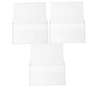 ROMISBABA 3pcs Audio Cassette Tape Cases Holder Organizer Storage Boxes for Standard Recording Cassettes Suitable for Music and Voice Tape Protection