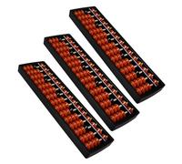 ROMISBABA 3pcs Column Abacus Math Learning Tool for Adults Educational Counting for Developing Mental Calculation and Arithmetic Skills Students