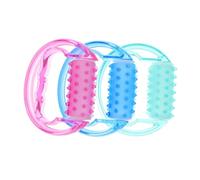 ROMISBABA 3PCS Handheld Cellulite Massage Roller for Legs and Arms PP Material Muscle Relief Tool with Ergonomic Grip Portable Deep Tissue Massage Rollers for Body Therapy Random Color