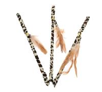 ROMISBABA 3pcs Interactive Cat Teaser and Leopard Print Pet for Active Kittens Fun Plaything to Curiosity and Promote Exercise
