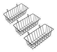 ROMISBABA 3pcs Iron Hay Rack for Small Animals Heavy-duty Metal Frame, Smooth Surface and Sturdy Design, Suitable for Rabbits and Guinea Pigs Cage Feeding