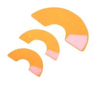 ROMISBABA 3pcs Pet Bathing Soft Cone Collar for Guinea Pig Hamster Rat Postoperative Recovery Protection Breathable Donut Ring Stop Licking