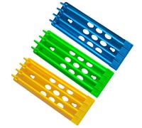 ROMISBABA 3pcs Pigeon Leg Ring Holder Rack Plastic Foot Ring Storage Organizer for Racing Birds Breeding Poultry Operations Management Wall Mountable Space Saving Multi Color