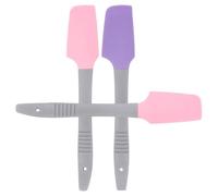 ROMISBABA 3pcs Reusable Silicone Wax Applicator Sticks with Non-stick Surface, High Temperature Resistance, Easy Cleaning, for Body Waxing Sessions at Home