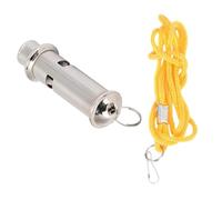 ROMISBABA 3pcs Stainless Steel Bird Training Whistles Outdoor Sports Whistle for Pigeons Loud Clear Sound High Pitch Silver Yellow