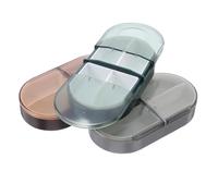 ROMISBABA 3pcs Tablet Dispenser Medicine Pill Organizers Airtight Pill Organizer Travel Holder Small Pocket Case Bottle for Pocket Week Holder Travel Abs