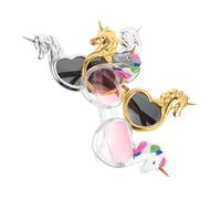 ROMISBABA 3pcs Unicorn Photo Booth Glasses Lightweight Reusable Unique Sunglasses for Birthday Party Supplies Shower Wedding Theme Fun Props