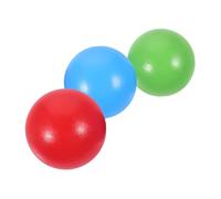 ROMISBABA 3pcs Wooden Croquet Ball Set for Wood Balls for Outdoor Lawn Games Backyard Play Garden Activities Teamwork Builder Safe Natural Texture