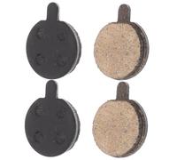 ROMISBABA 4 Pairs Semi-metallic Bike Disc Brake Pads Wear-resistant Heat Resistant Replacement for Mountain Road Bikes Electric Scooters with Silent Braking and Easy Installation