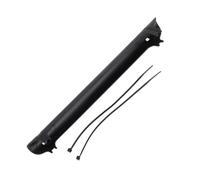 ROMISBABA 4 Sets Black Bike Chain Stay Protector Stickers for Road and Mountain Bikes Frame Guard Cover Anti-scratch Chainstay Shield
