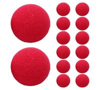 ROMISBABA 40pcs Red Sponge Clown Nose Balls Lightweight Comfortable Wearing Role-play Prop for Masquerade Party and Carnivals
