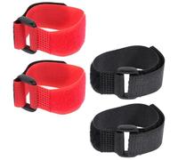 ROMISBABA 4pcs Adjustable Rooster Neck Collars Anti-hook Noise Prevention Lightweight Nylon and Plastic Poultry Neck Belts for Farm Use