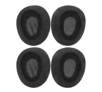 ROMISBABA 4PCS Black Foam Earphone Sponge Covers Replacement Headset Ear Cushions Soft Noise Isolation Earpads for Office Telephone and Gaming Headphones