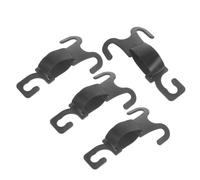 ROMISBABA 4pcs Car Seat Headrest Hooks Abs Heavy Duty Auto Organizer Hangers for Bags Clothes Car Seat Accessories for Vehicle Storage