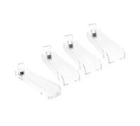 ROMISBABA 4pcs Cigarette Display Rack for Retail Store Cigarette Pusher Tray Shelf Pusher for Counter Display Holder Retail Rack Automatic Function Case for Shop Use