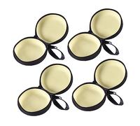 ROMISBABA 4pcs Creative Football Pattern Tinplate Coin Bags Non-deformable Reusable Football Modeling Coin Purse Unique Storage Bag that Can Be Put in Your Backpack Random Color