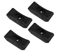 ROMISBABA 4pcs Dumbbell Holder Stand Black Rack for Home Gym Fitness Equipment Lightweight Practical Dumbbell Storage Bracket with Center