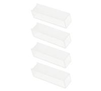 ROMISBABA 4pcs Glass Specimen Cuvettes with 10mm Pathlength for Spectrophotometer and Labs, Useful Micro Cuvette Set for Accurate Scientific Measurements