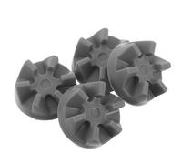 ROMISBABA 4pcs Gray Rubber Blender Coupling Kit 3/16" Drive Socket with 6 Teeth Mixer Coupler Replacement Parts for Stand Mixer Motor, Compatible Blender Connector for Kitchen Appliance