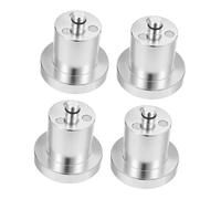 ROMISBABA 4pcs Heavy-duty Automotive Lift Jack Pads Aluminum Anti-slip Shock Absorbing Lift Point Adapters for Cars Suvs Trucks Floor and Frame Protection Easy Installation for Vehicle