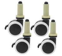 ROMISBABA 4pcs High Chair Caster Wheels Heavy Duty Plastic Swivel Furniture Castors for High Chair Accessories Safe Replacement Parts for Dining Seats Random Color