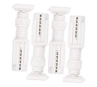 ROMISBABA 4pcs Louver Curtain Fixing Brackets No-Drill Installation Parts for Vertical Blinds Compact Design for Home Office Bedroom Living