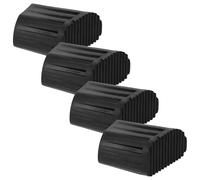 ROMISBABA 4pcs Non-Slip Ladder Rubber Tips Ladder Foot Covers Rubber Skid Resistant Feet Pads for Step Home Accessories