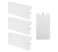 ROMISBABA 4pcs Portable Ice Blocks for Air Conditioner Fan and Cooler Bags, 200g Pe Reusable Ice Packs, Maintains Food Freshness, for Travel and Picnics