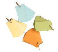 ROMISBABA 4pcs Portable Memo Pads Mixed Colors Pages Each Compact Notebooks for Students Office School Stationery Quick Note Taking and To-do Lists