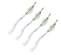 ROMISBABA 4pcs Professional Fish Traps Made of Wear-resistant Nylon Mesh, Easy to Carry and Sturdy Fishing Gear for River and Lake Fishing Accessories