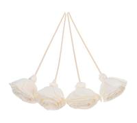 ROMISBABA 4Pcs Rattan Aromatherapy Sticks with Realistic Artificial Rose Flowers Diffuser Refill for Essential Oils Efficient Oil Diffusion for Living Bedroom Bathroom Office Home Decor