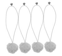 ROMISBABA 4pcs Replaceable Cat Tree Balls Bell Interactive Soft Toys for Indoor Cats Accessory Balls