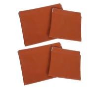 ROMISBABA 4pcs Self Closing Snap Closure Pouches Small Travel Jewelry Case and Makeup Bag 12x12cm 18x14cm Compact Purses for Cosmetic and Accessory Storage