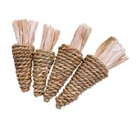 ROMISBABA 4pcs Small and Large Hamster Chew for Rabbits and Bunnies, Bite-resistant Pet Molar Grinding for Small Animals, Suitable for Cage Use and Healthy Teeth Maintenance