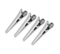 ROMISBABA 4pcs Small Stainless Steel Food Bag Sealing Clips Portable Freshness Clamps for Snacks and Food Storage