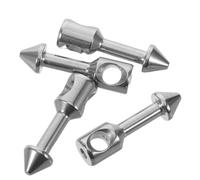 ROMISBABA 4pcs Spearfishing Band Inserts Stainless Steel Rubber Muzzle Tube Accessories Marine Grade Underwater Fishing Gear Replacement for Spearfishing Equipment