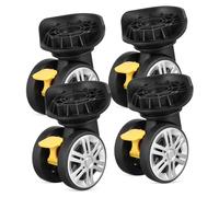 ROMISBABA 4pcs Suitcase Wheels Replacement Travel Luggage Repair Kit Universal Swivel Caster Wheels for Suitcase Spinner Bags