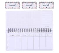 ROMISBABA 4pcs Tear off Weekly Planner Organizer with Spiral Flip Binding for Students and Professionals, Smooth Ink Flow Paper Notebook for Graduation Period Planning and Daily Agenda