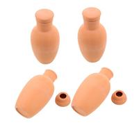 ROMISBABA 4pcs Terracotta Self Watering Spikes Plant Irrigation System for Indoor Outdoor Planters Automatic Drip Watering Device Consistent Moisture Supply Sustainable Gardening Tool