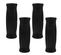 ROMISBABA 4pcs Walking Aid Grip TPR Cane Handle Covers for Elderly Walker Comfortable Hand Grip Cushions Replacement Walking Stick Accessories