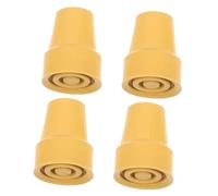 ROMISBABA 4Pcs Walking Stick Pole Tip Replacement Rubber Ends Non Slip Cane Protectors for Hiking Trekking Poles Small Lightweight Foot Covers for Stability and Balance