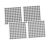 ROMISBABA 4sheet Dots Scanning Markers for Scanner Reflective Trail Markers for Accurate Tracking Dots Each for Point Reading Machine and Scanning Systems