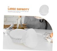 ROMISBABA 50 pcs Basque Cake Mold Liners No-fold Greaseproof Baking Paper for Cupcakes Muffins Small Dessert Wrappers Air Fryer Paper Liners