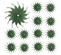 ROMISBABA 50Pcs Artificial Flower Calyxes DIY Sepals Materials for Sunflower Peony Chrysanthemum Crafts Plastic Fake Floral Receptacles for Handmade Decorations